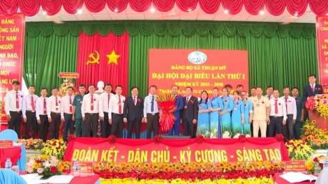 Đồng chí Nguyễn Văn Khải giữ chức vụ Bí thư Đảng ủy xã Thuận Mỹ, nhiệm kỳ 2025-2030
