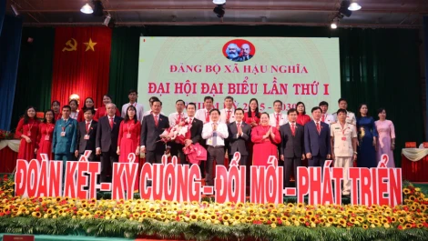 Đồng chí Trương Tấn Sơn được chỉ định giữ chức vụ Bí thư Đảng ủy xã Hậu Nghĩa, nhiệm kỳ 2025-2030