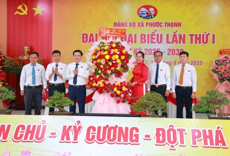 Đồng chí Phạm Thị Thúy Hằng được chỉ định giữ chức Bí thư Đảng ủy xã Phước Thạnh, nhiệm kỳ 2025-2030