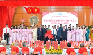 Đồng chí Nguyễn Việt Cường giữ chức vụ Bí thư Đảng ủy phường Khánh Hậu