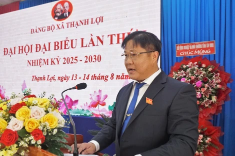 Đồng chí Phan Văn Cường được chỉ định giữ chức vụ Bí thư Đảng ủy xã Thạnh Lợi