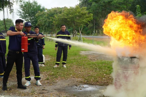 Bồi dưỡng và huấn luyện nghiệp vụ phòng cháy, chữa cháy cho lực lượng cơ sở