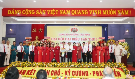 Đại hội đại biểu Đảng bộ phường Tân Ninh nhiệm kỳ 2025-2030: Phát huy tiềm năng, bứt phá phát triển