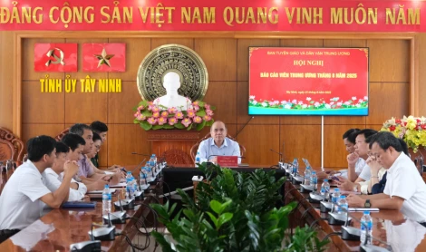 Hội nghị Báo cáo viên Trung ương tháng 8/2025