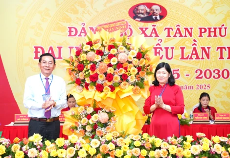 Xã Tân Phú đặt mục tiêu đạt chuẩn nông thôn mới nâng cao trong nhiệm kỳ 2025-2030