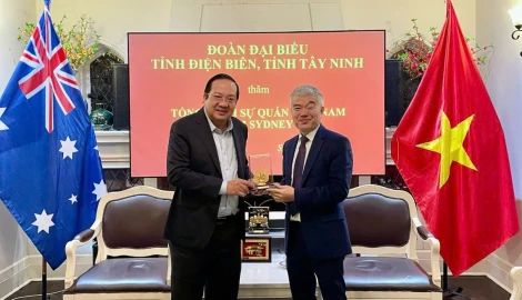 Lãnh đạo tỉnh Tây Ninh chào xã giao Tổng Lãnh sự Việt Nam tại Sydney