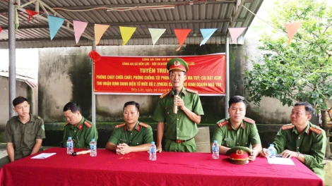 Tuyên truyền phòng cháy chữa cháy, phòng chống tội phạm cho gần 300 hộ kinh doanh nhà trọ