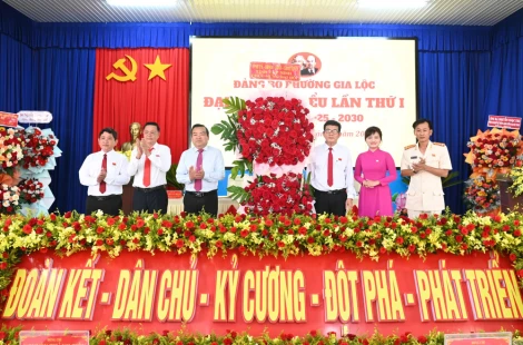 Đồng chí Hồ Văn Hồng được chỉ định giữ chức Bí thư Đảng ủy phường Gia Lộc, nhiệm kỳ 2025-2030