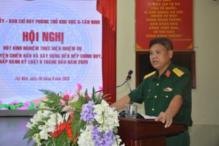 Ban Chỉ huy Phòng thủ khu vực 3: Triển khai hoàn thành tốt nhiệm vụ huấn luyện chiến đấu