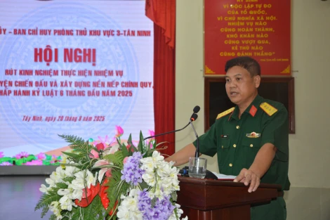 Ban Chỉ huy Phòng thủ khu vực 3: Triển khai hoàn thành tốt nhiệm vụ huấn luyện chiến đấu