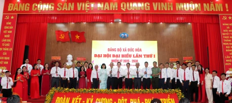Đồng chí Lê Thành Phong giữ chức vụ Bí thư Đảng ủy xã Đức Hòa, nhiệm kỳ 2025-2030