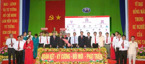 Đồng chí Nguyễn Quốc Khánh giữ chức vụ Bí thư Đảng ủy xã Hưng Điền nhiệm kỳ 2025 – 2030