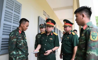 Bộ Chỉ huy quân sự tỉnh Tây Ninh kiểm tra công tác quân sự, quốc phòng tại các đơn vị biên giới