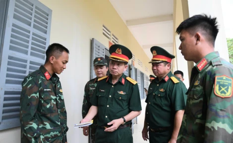 Bộ Chỉ huy quân sự tỉnh Tây Ninh kiểm tra công tác quân sự, quốc phòng tại các đơn vị biên giới