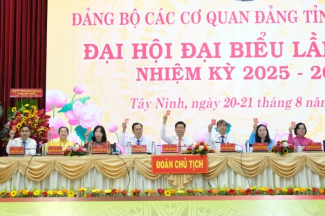 Đảng bộ các cơ quan Đảng tỉnh Tây Ninh đề ra 5 chỉ tiêu Nghị quyết nhiệm kỳ 2025 – 2030