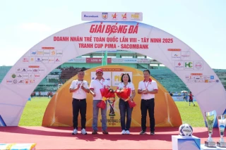 Khai mạc Giải bóng đá Doanh nhân trẻ toàn quốc lần VIII Tây Ninh – 2025, tranh cúp PIMA – Sacombank