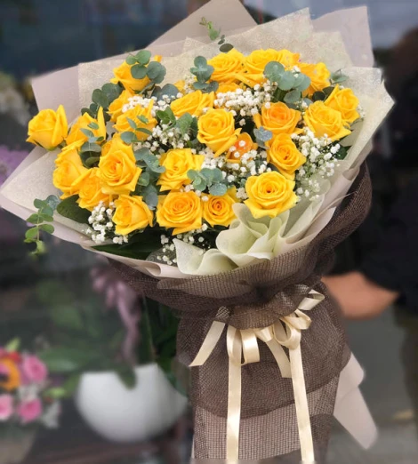 Ý nghĩa của bó hoa hồng vàng đẹp nhất