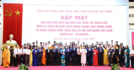 Đoàn đại biểu Tây Ninh gặp mặt lãnh đạo Đảng, Nhà nước nhân kỷ niệm 80 năm Cách mạng Tháng Tám và Quốc khánh 02/9