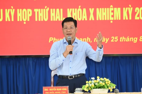 Cử tri xã Phước Thạnh quan tâm vấn đề đường cao tốc