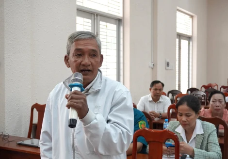 Đại biểu HĐND tỉnh tiếp xúc cử tri tại xã Tân Long