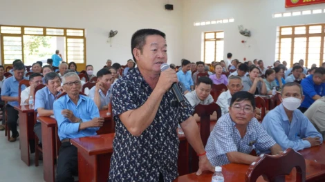 Cử tri xã Thạnh Bình, Trà Vong kiến nghị nhiều vấn đề dân sinh, hạ tầng giao thông