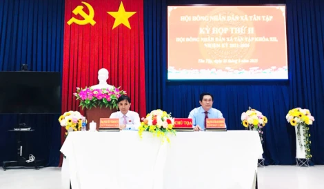 Ngày 26/8, HĐND xã Tân Tập, tỉnh Tây Ninh khóa XII, nhiệm kỳ 2021-2026 tổ chức Kỳ họp thứ 2 để xem xét quyết định các nội dung thuộc thẩm quyền.