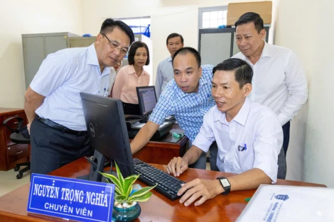 Thứ trưởng Bộ Tư pháp làm việc với UBND xã Châu Thành, tháo gỡ khó khăn trong công tác tư pháp - hộ tịch