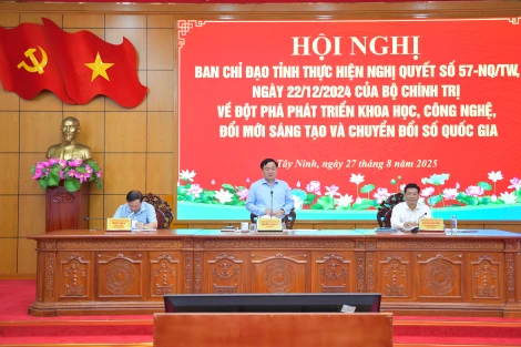Tây Ninh: Tập trung hoàn thành các nhiệm vụ theo Nghị quyết số 57