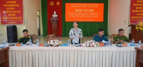Xã Tân Biên xét duyệt tiêu chuẩn nhập ngũ năm 2026