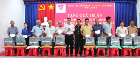 Hội Hỗ trợ gia đình liệt sĩ tỉnh Tây Ninh: Tri ân gia đình liệt sĩ và thương binh xã Ninh Điền