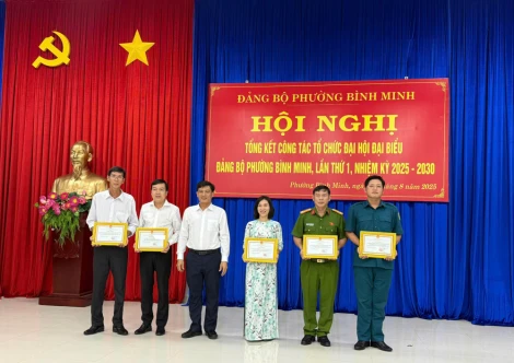 Đảng bộ phường Bình Minh tổng kết công tác tổ chức Đại hội đại biểu lần thứ I, nhiệm kỳ 2025-2030