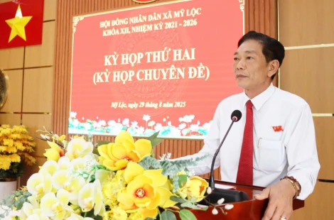 HĐND xã Mỹ Lộc thông qua các nghị quyết quan trọng