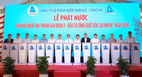Hơn 1.100 tỉ đồng đầu tư mở rộng Nhà máy nước Nhị Thành