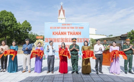 Khánh thành công trình sinh hoạt cộng đồng tại Giáo xứ Thánh Linh