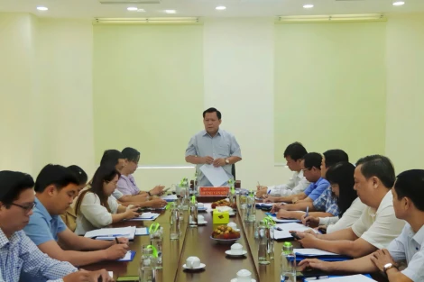 Lãnh đạo UBND tỉnh Tây Ninh thăm, làm việc với Kho bạc Nhà nước khu vực XVIII