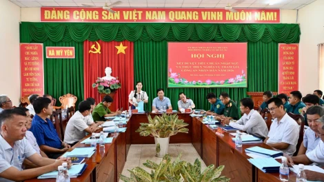 Xã Mỹ Yên xét duyệt tiêu chuẩn tuyển chọn và gọi công dân nhập ngũ năm 2026