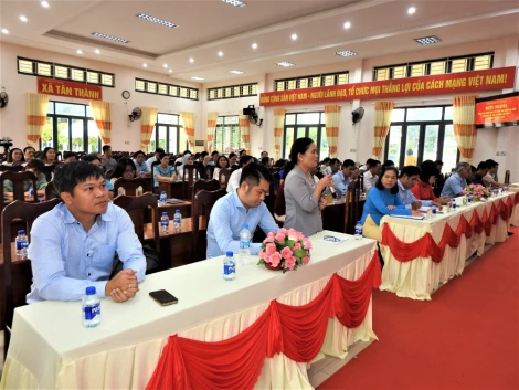 Xã Tân Thành tổng kết công tác tổ chức Đại hội đại biểu Đảng bộ xã lần thứ I