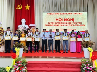 Phường Long Hoa: Tuyên dương điển hình tiên tiến giai đoạn 2020-2025