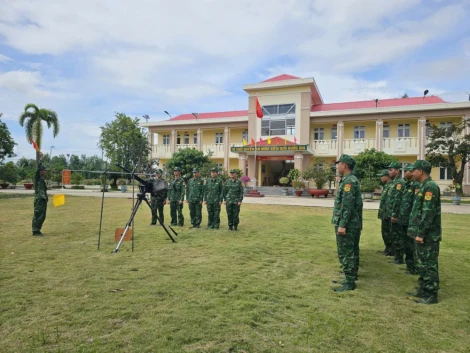 Đồn Biên phòng Mỹ Thạnh Tây bảo đảm an ninh, trật tự dịp lễ 02/9
