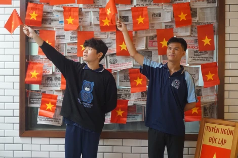 Người trẻ lan tỏa tinh thần yêu nước, hướng về Quốc khánh 2/9