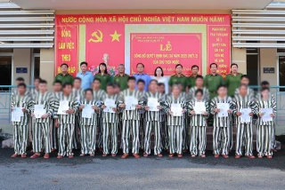 Công an Tây Ninh: Công bố quyết định của Chủ tịch nước về đặc xá dịp Quốc khánh 02/9