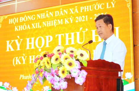 Kỳ họp thứ hai HĐND xã Phước Lý thông qua 6 nghị quyết