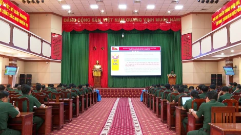 Bộ Chỉ huy Quân sự tỉnh Tây Ninh tổ chức học tập, giáo dục chính trị cho cán bộ