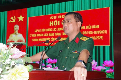 Sư đoàn 5 biểu dương lực lượng tham gia nhiệm vụ A80