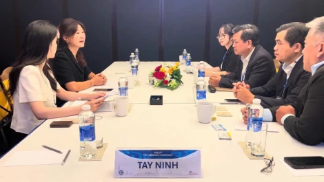 Tây Ninh gặp gỡ song phương với Tổng Thư ký TPO tại Đại hội đồng TPO lần thứ 12