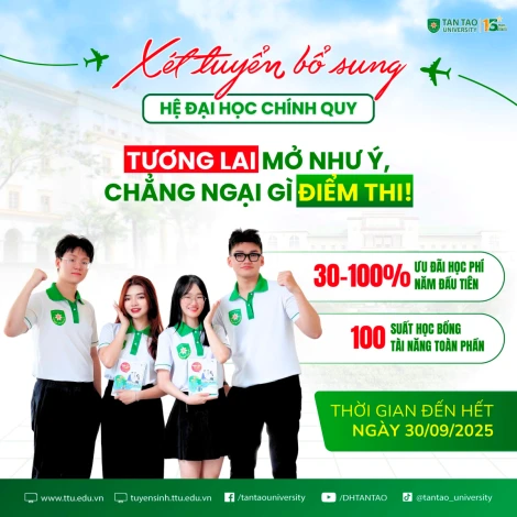 Trường Đại học Tân Tạo luyện thi chứng chỉ tiếng Anh quốc tế miễn phí cho tân sinh viên
