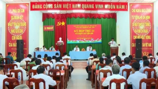 Kỳ họp thứ 21 HĐND xã Thuận Mỹ thông qua 5 Nghị quyết