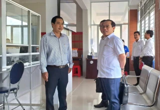 Đoàn công tác Bộ Nội vụ khảo sát việc thực hiện chính quyền 2 cấp tại phường Tân An