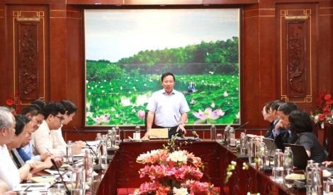 Chủ tịch UBND tỉnh Nguyễn Văn Út tiếp và làm việc với Công ty Cổ phần Thành Thành Công - Biên Hòa
