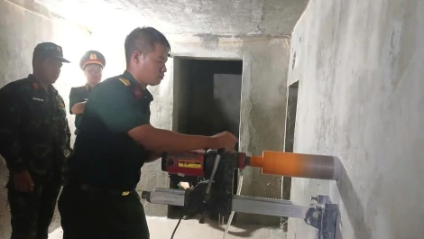 Đoàn công tác của Binh chủng Công binh kiểm tra công trình chiến đấu năm 2025